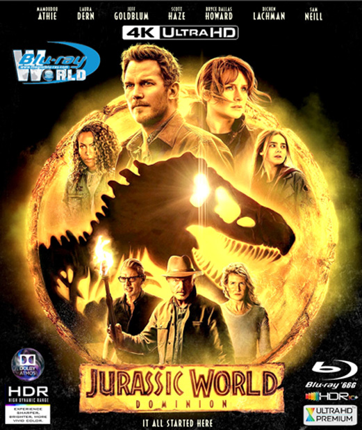 4KUHD-823. Jurassic World Dominion 2022 - Thế Giới Khủng Long: Lãnh Địa 4K-66G (TRUE- HD 7.1 DOLBY ATMOS - DOLBY VISION) USA